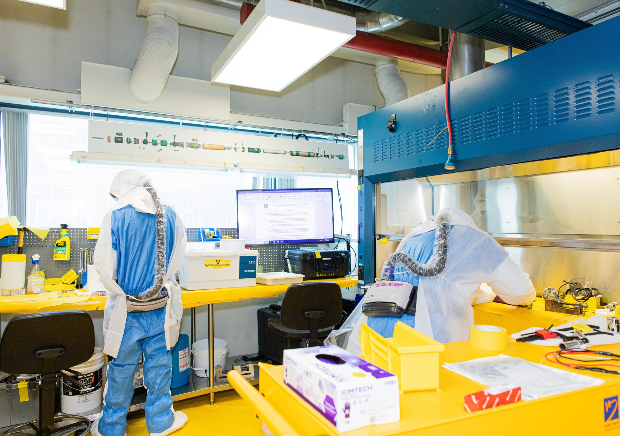 Radiation monitoring equipment maintenance